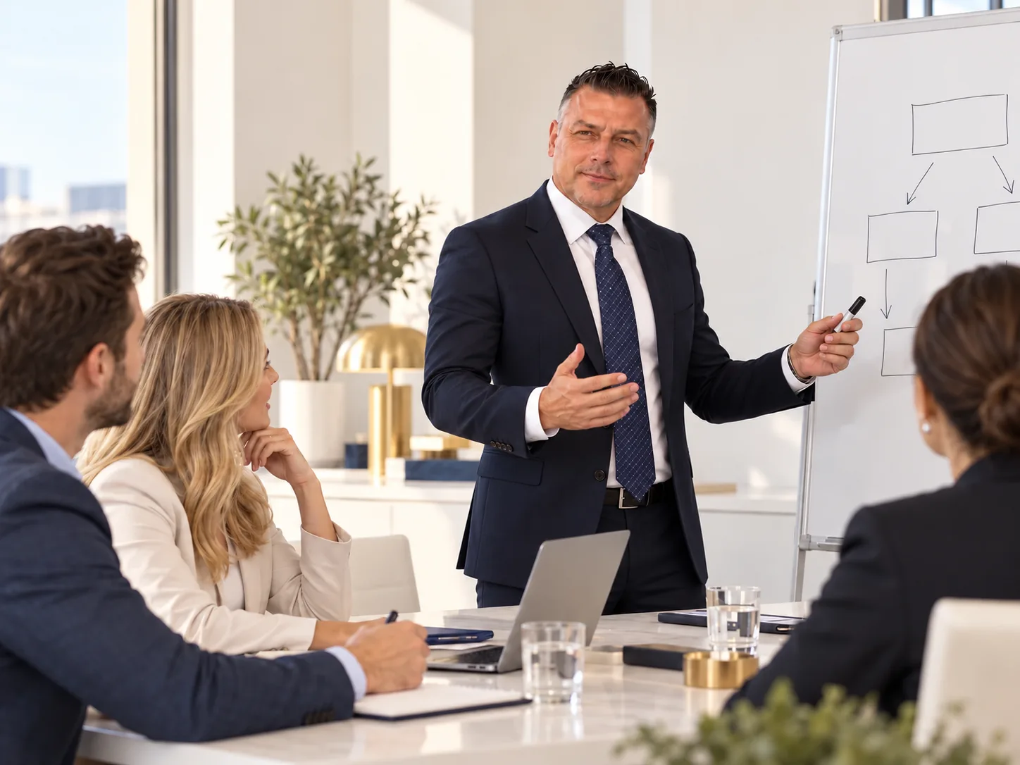 Meik Kampmann leitet einen Workshop mit Teilnehmenden